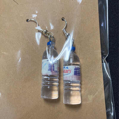 Water Bottle Earrings