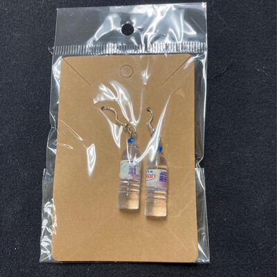 Water Bottle Earrings