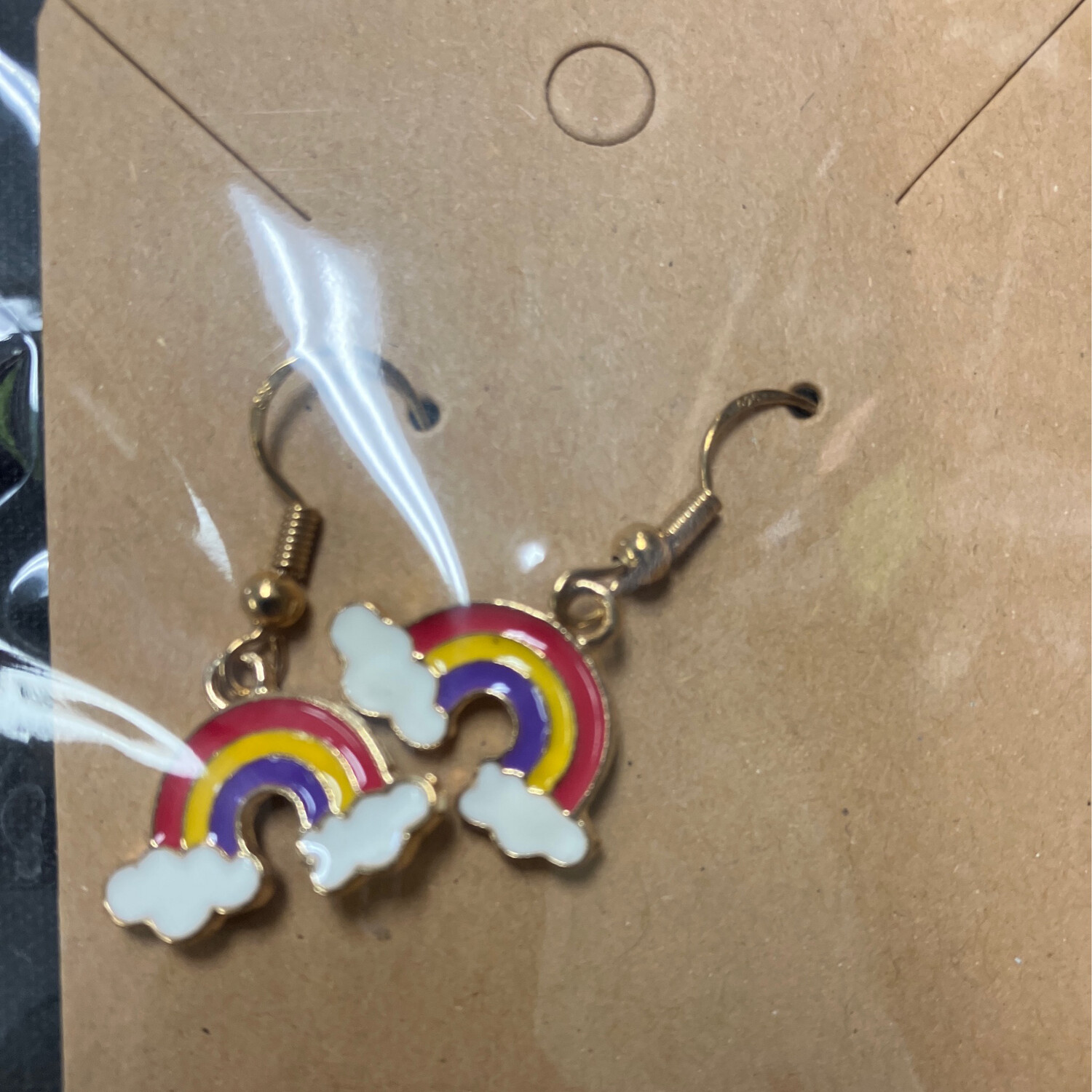Gold Rainbow Earrings