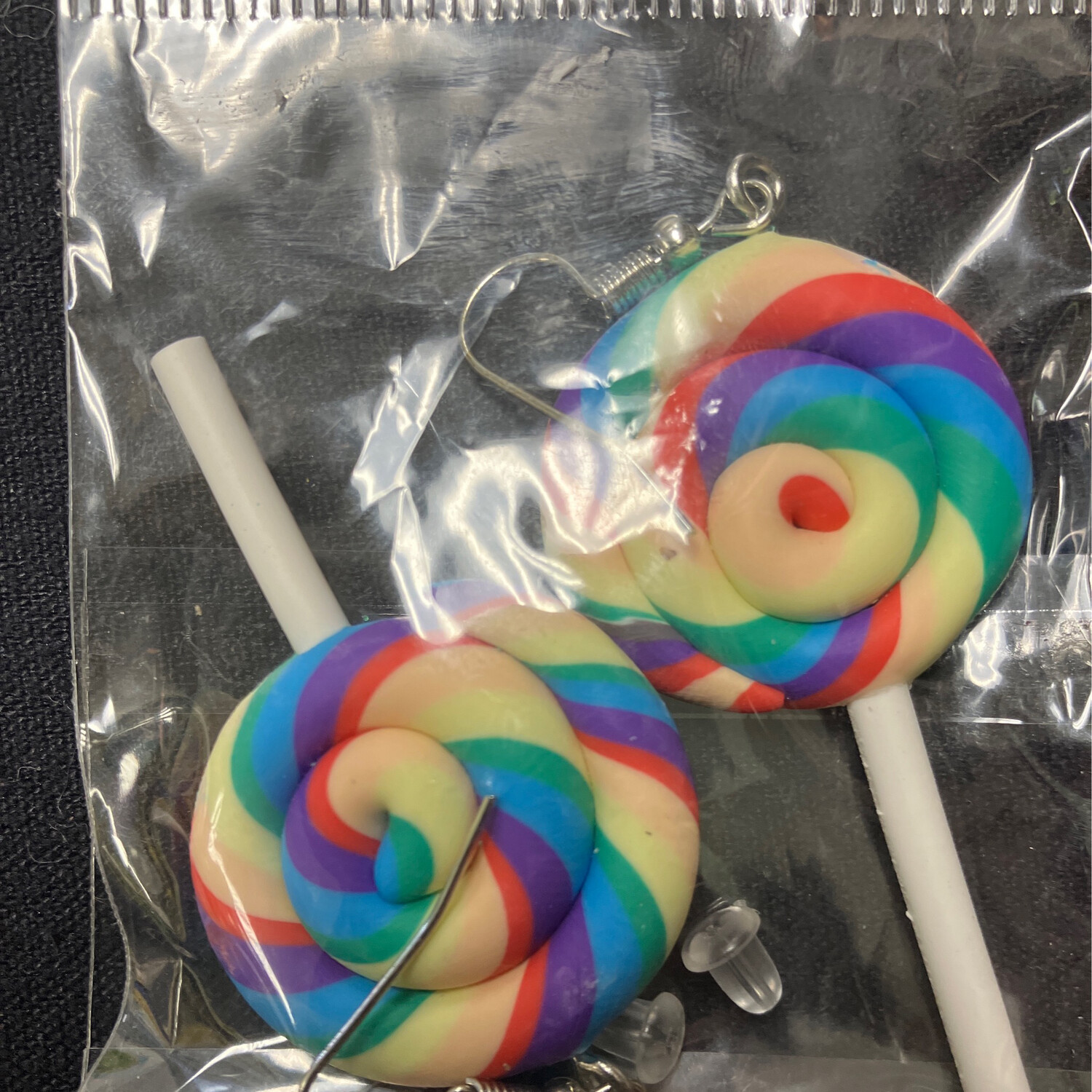 Swirl Lollipop Earrings 1