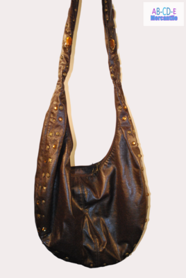 Brown Leather Hobo Bag