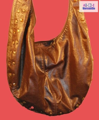 Brown Leather Hobo Bag