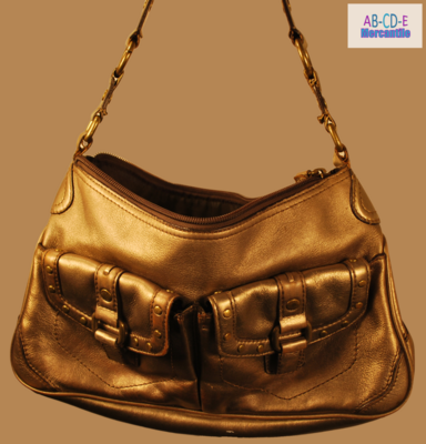 BB Design Black Leather Sling Bag