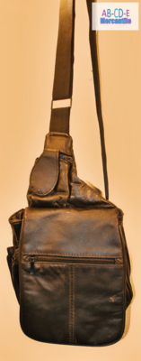 Fossil silver leather bag.