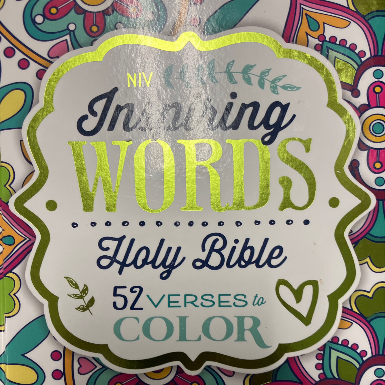Inspirational Words Coloring Devotional