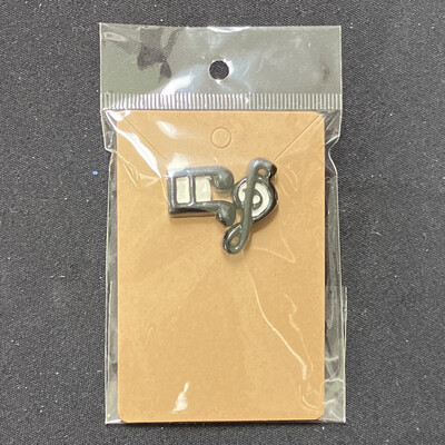 Handmade Music Note Stud Earrings