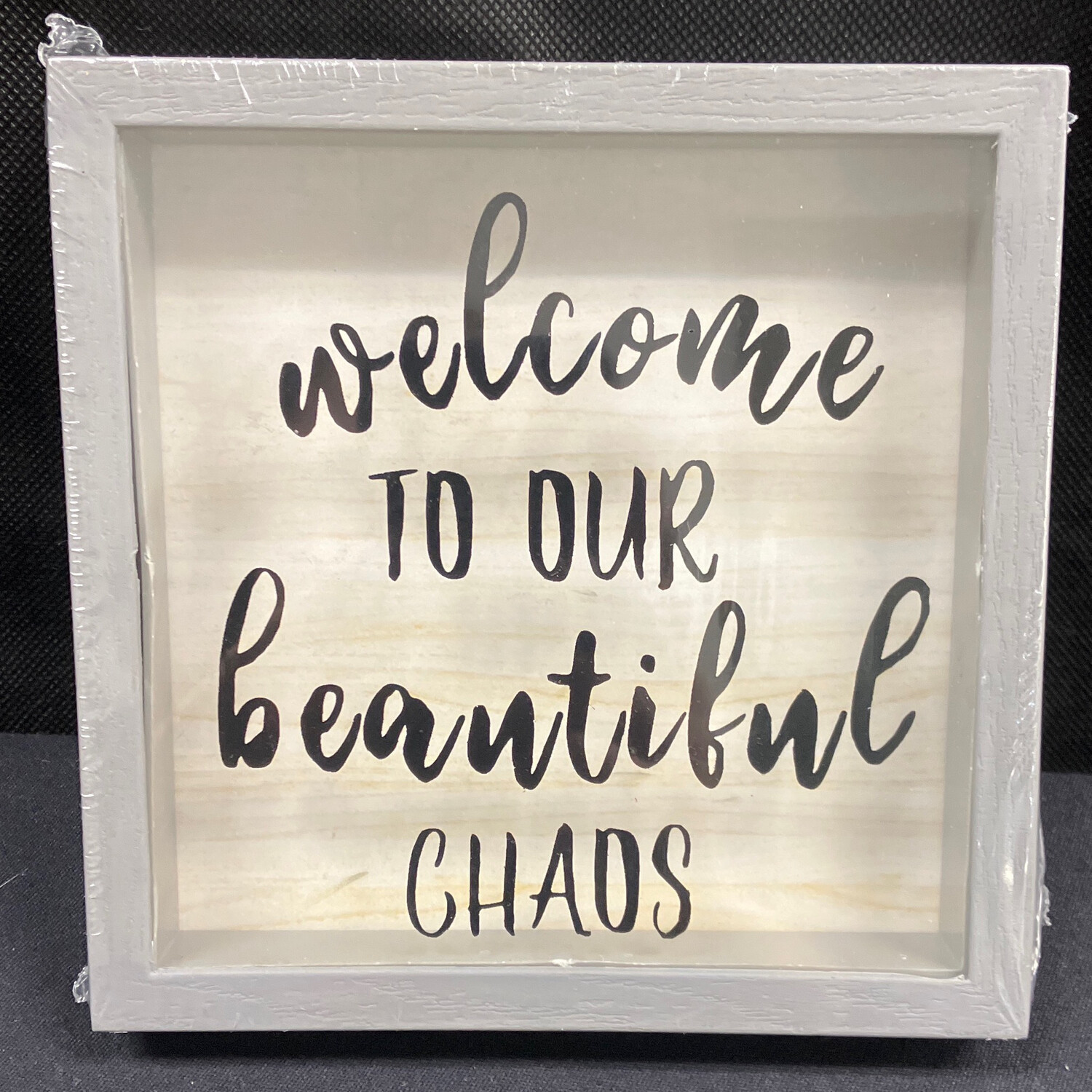 Beautiful Chaos Glass Shadow Box