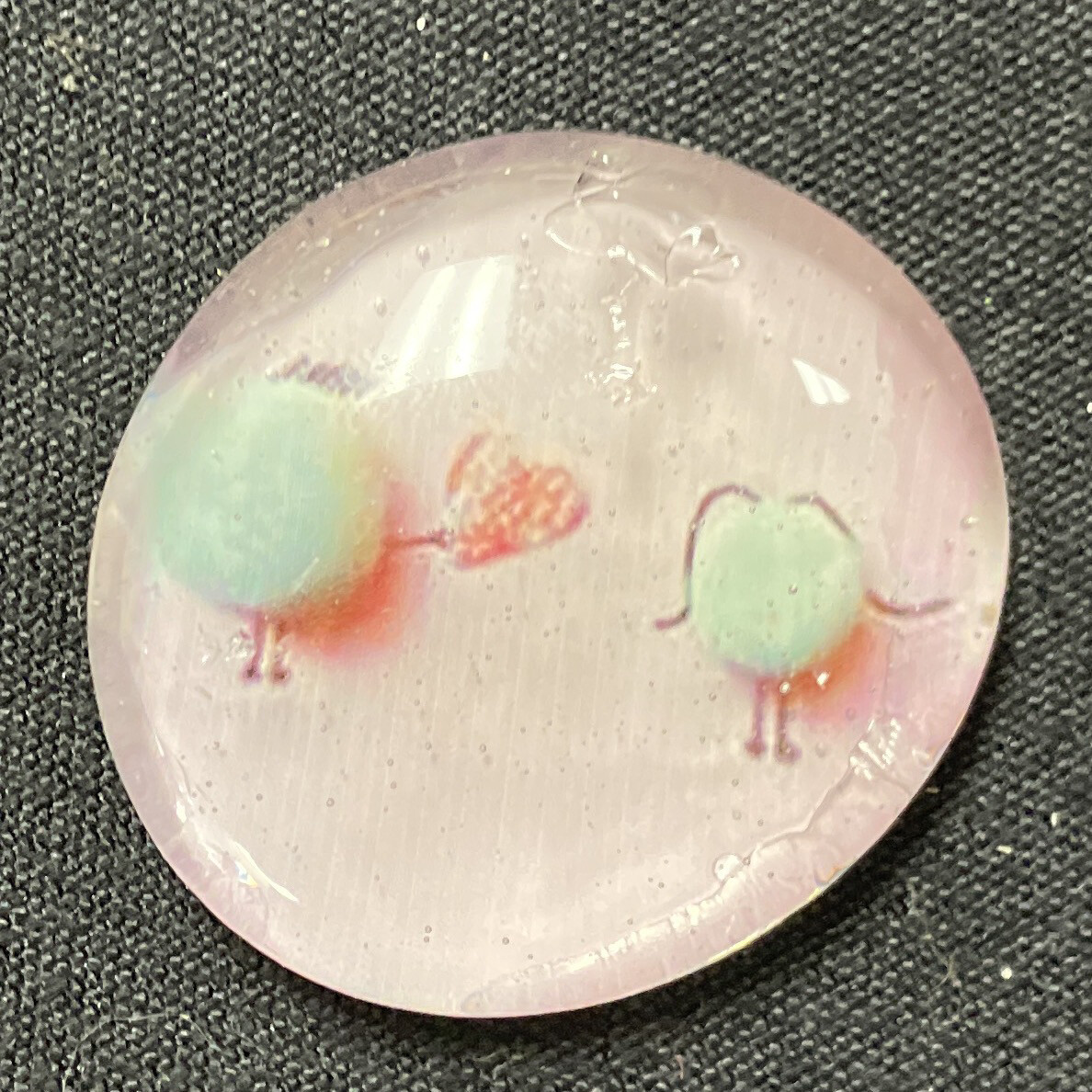 Glass Blessing Rock I Give You My Heart
