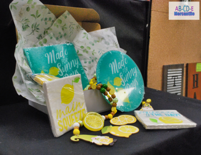 Gift Box Lemon Lime with Teal Time