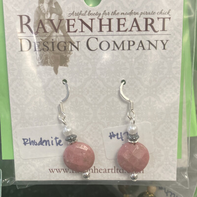 Rhodonite Earrings