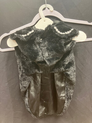 Black dog "dress" LARGE