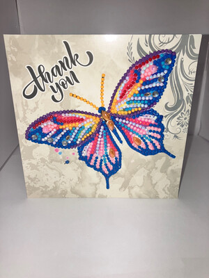 Beautiful Butterfly - Thank You Card