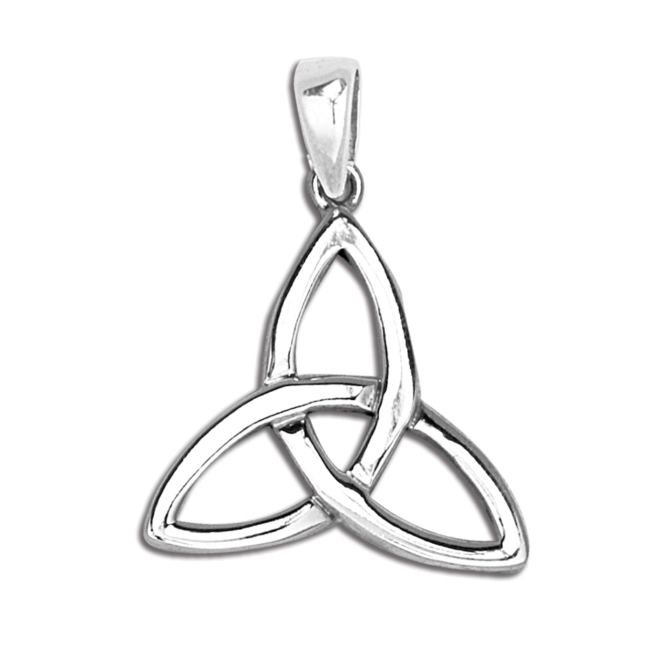 Sterling Silver Celtic Trinity Knot pendant 