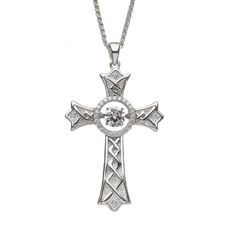 Sterling Silver Pointed Celtic Cross