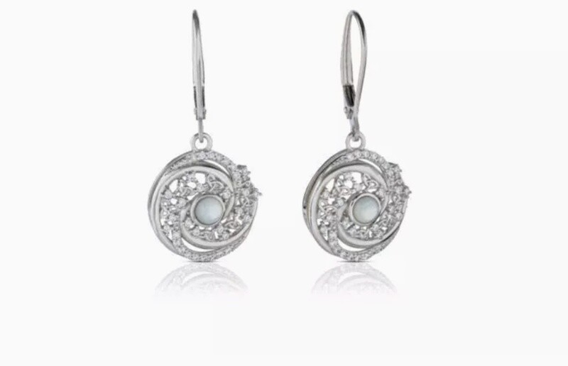 Sterling Silver Celtic Women's Earrings 