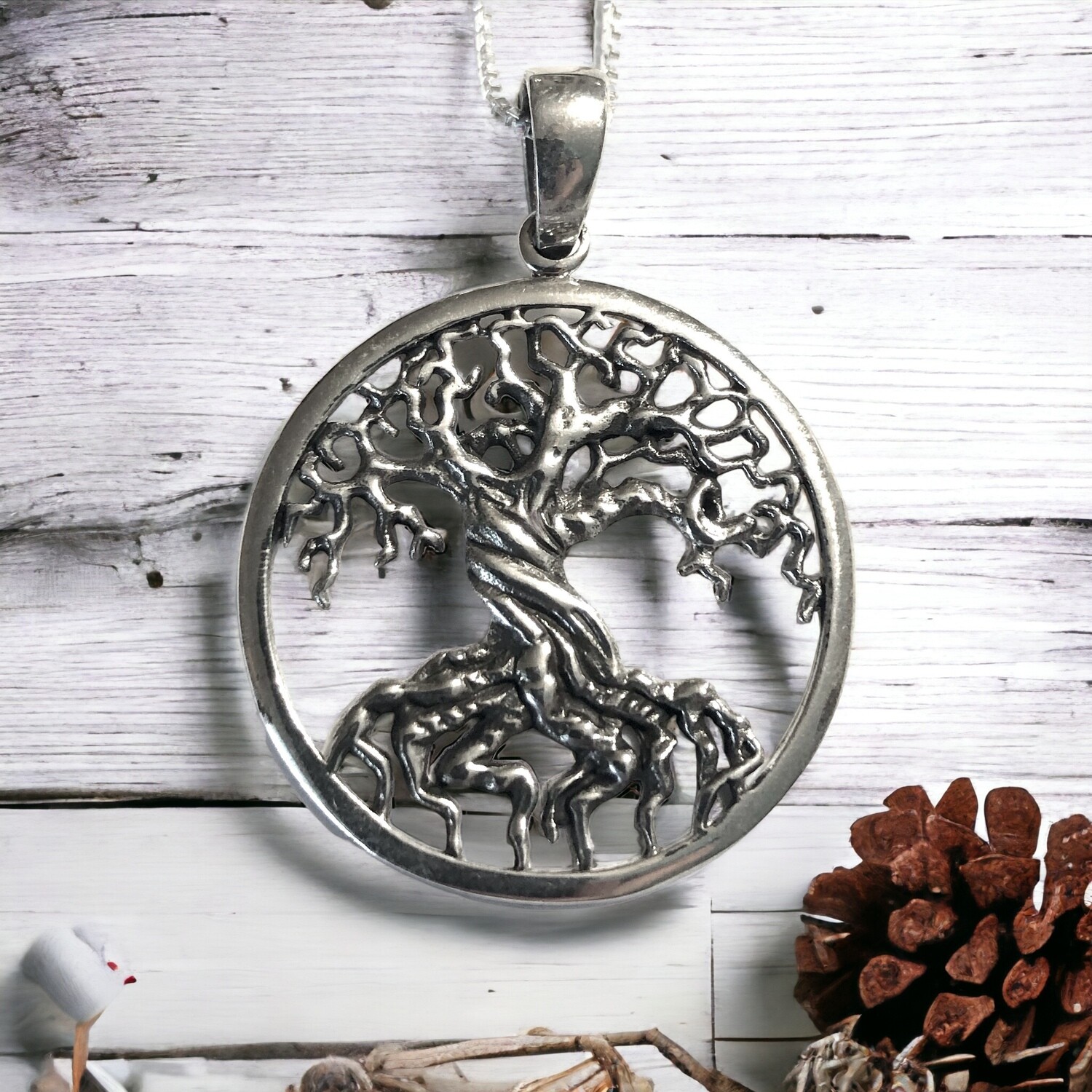 Sterling Silver Tree of Life Celtic Pendant