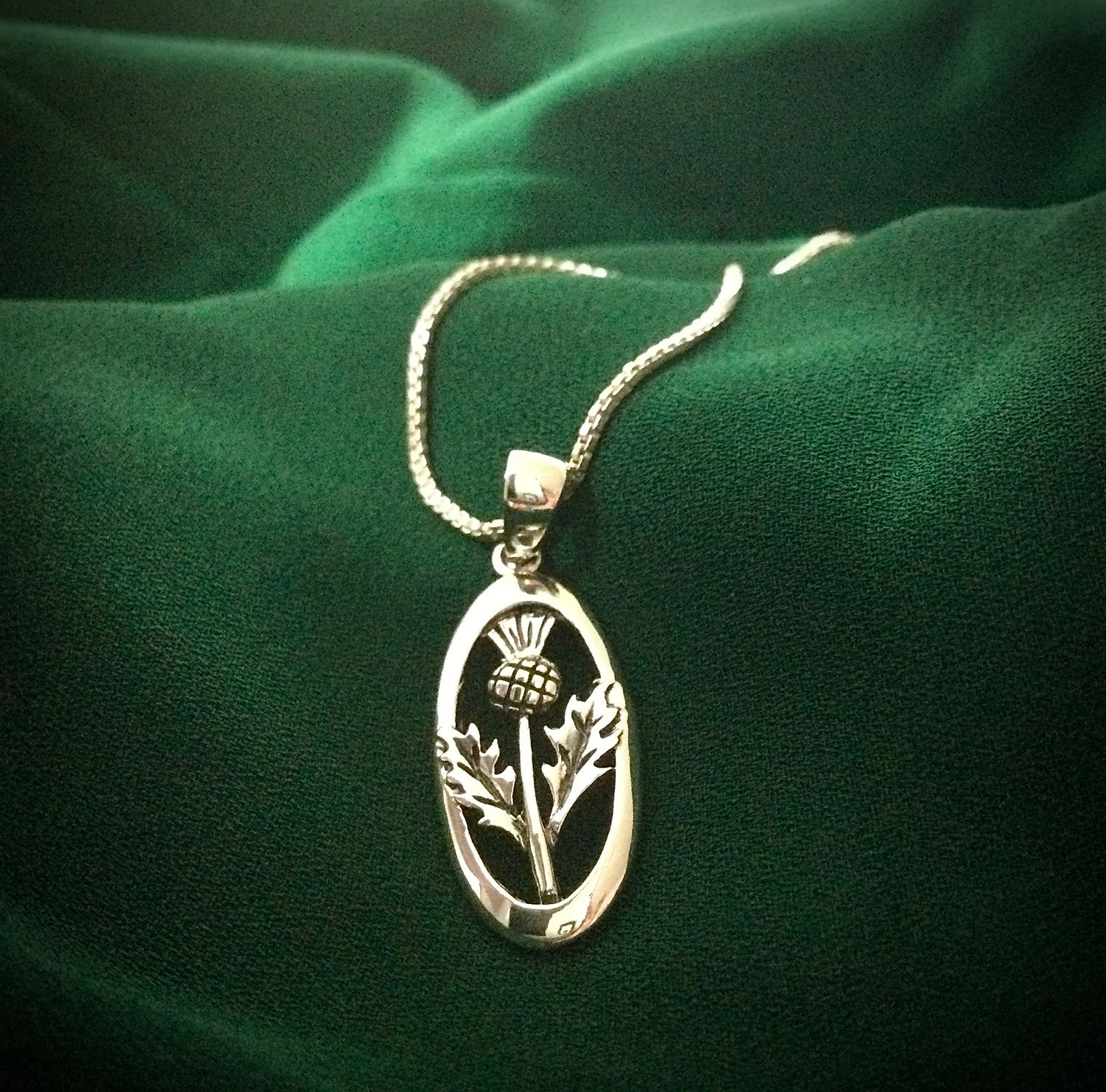 Celtic Scottish Thistle Pendant - McKenzie Celtic Scottish Thistle Pendant - McKenzie