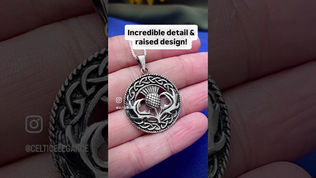 Scottish Thistle and Celtic Knotwork