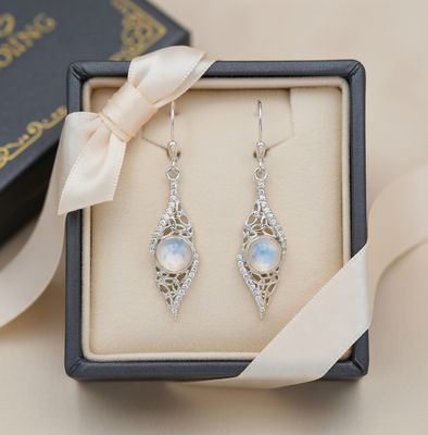 Arian Twisted Trinity Mother of Pearl Earrings