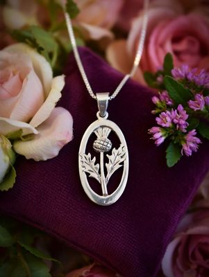Celtic Scottish Thistle Pendant - McKenzie Celtic Scottish Thistle Pendant - McKenzie