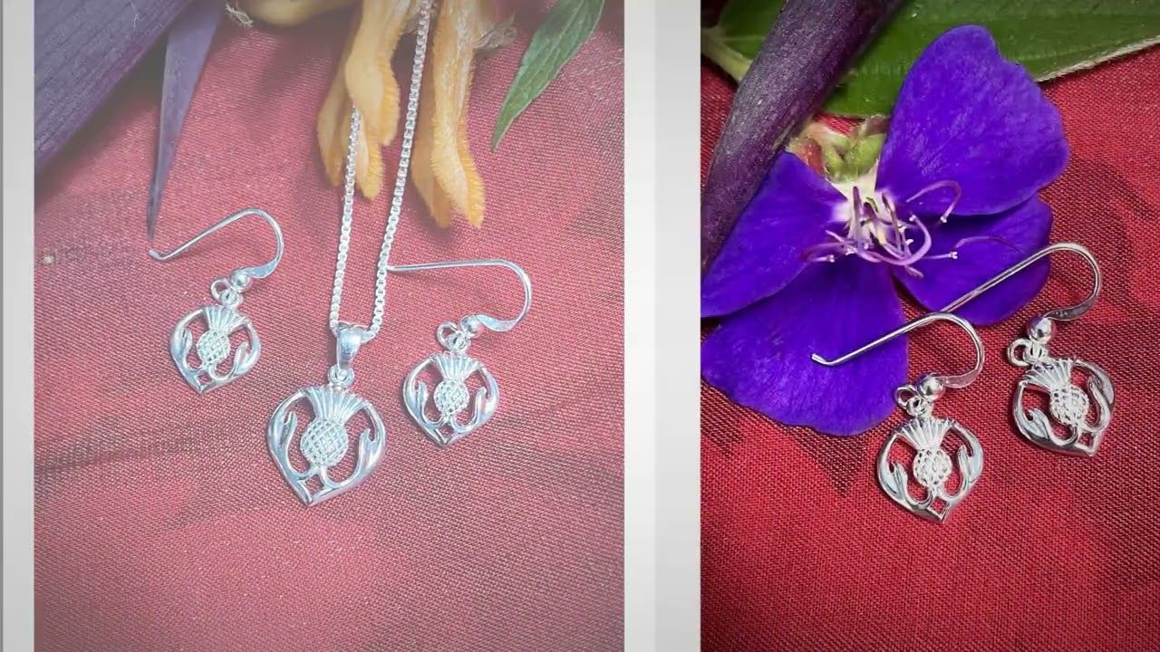 Scottish Thistle Earrings