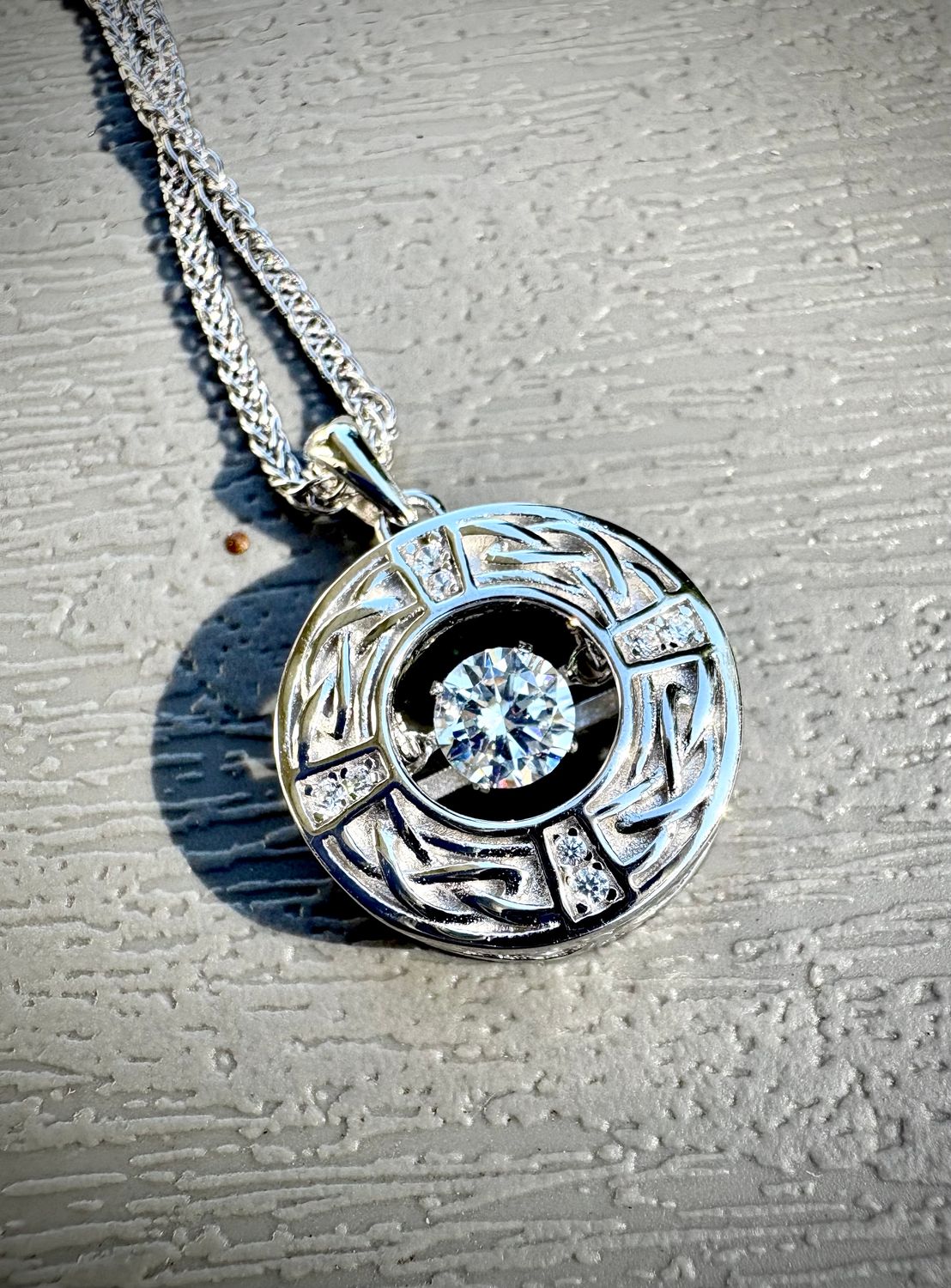 Circle Celtic Knot with Dancing Stone Circle Celtic Knot with Dancing Stone