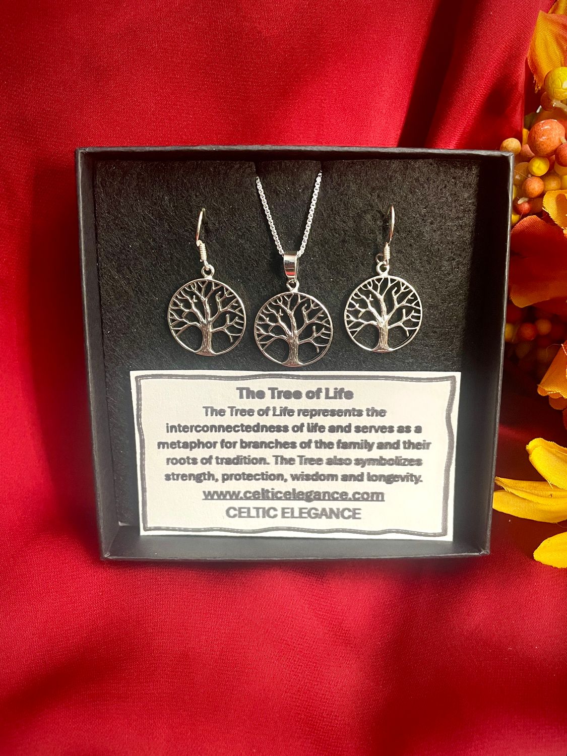 Graduation Tree of Life Set in Cap Gift Box