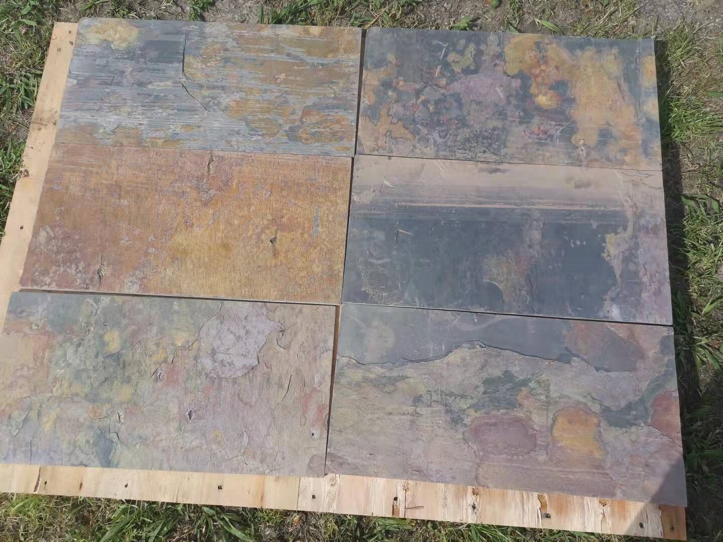 Clearance Sell - Colourful Slate Tiles 600x300x12