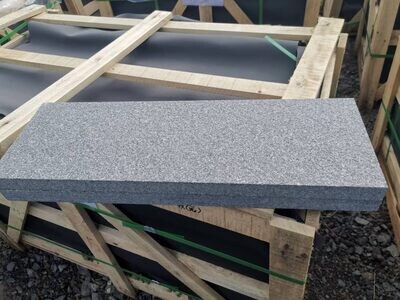 Top Notch Dark Grey Granite Mowing Strip -600x200x30
