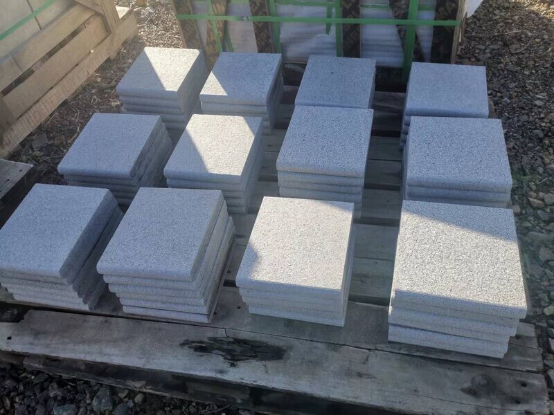 Natural Granite Pool Coping 200x230x30 - Padang Dark Grey