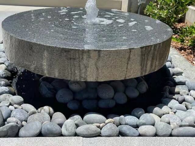Natural Granite Water Feature- Smaller Size - Pattern 36