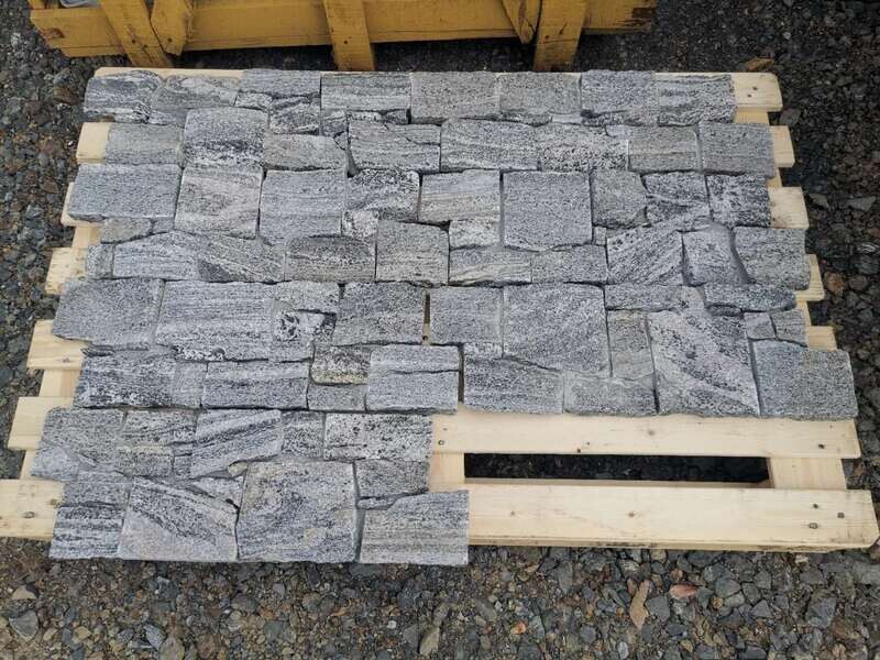 Grey Granite Z-Shape Cladding Stone - One Sheet 600x200