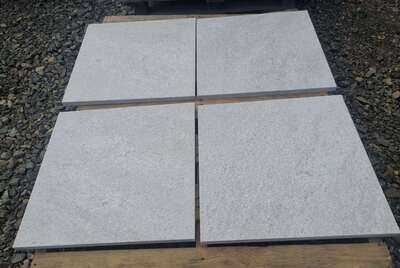 White Quartzite Paver 600x600x25 Calibrated