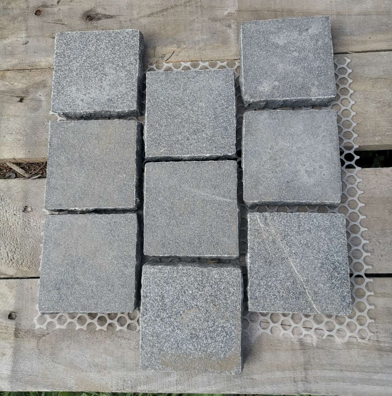 Dark Grey Granite Mosaic Panel - 300x300x20