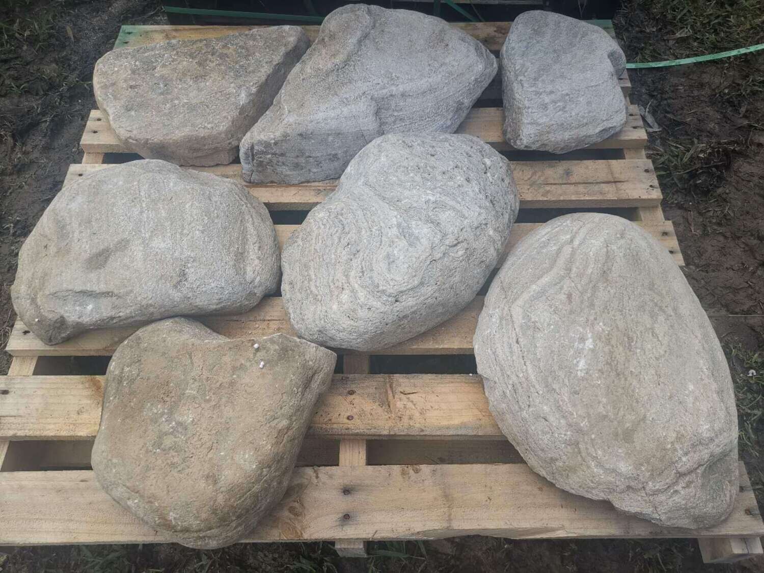 Natural Cobblestone Transformed Lawn Stepping - $1.2 Per kilo