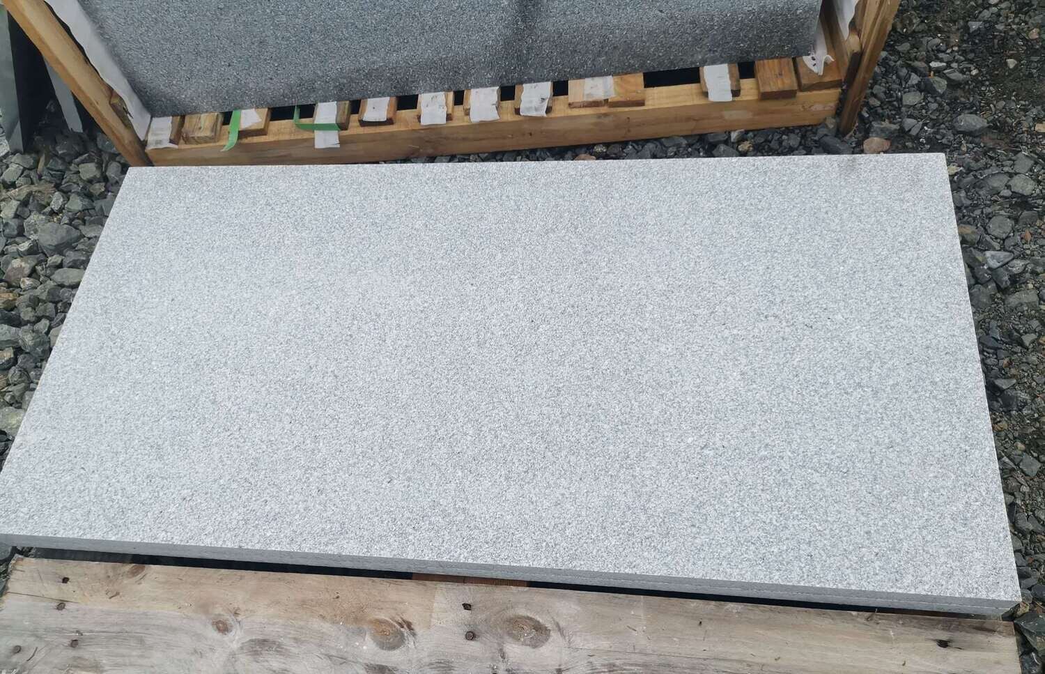 Natural Stone Large Slab 1200x600x30 - Light Grey Granite