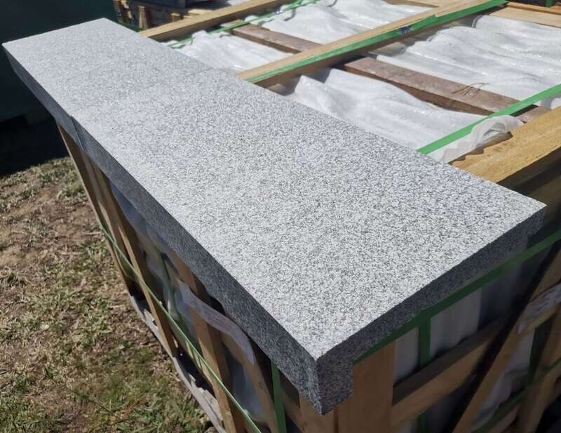 Promotion Sell - Light Grey Granite Drop Face Pool Coping- 600x255x30/70