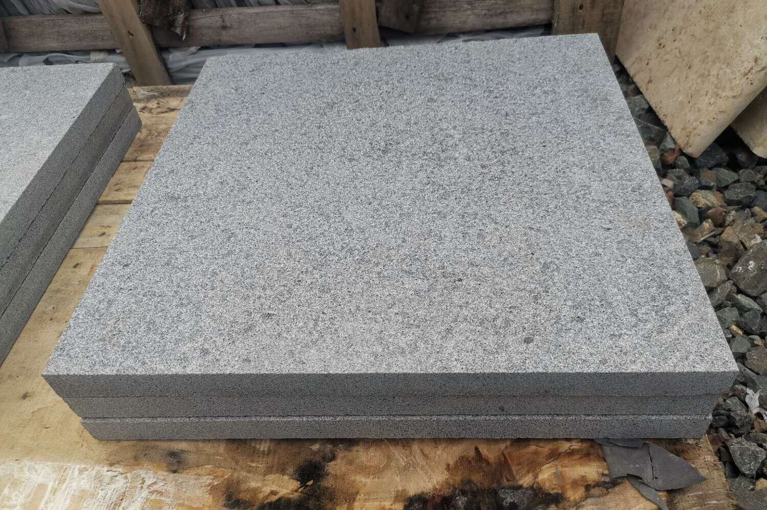 Padang Dark Grey Granite Paver - 450x450x30