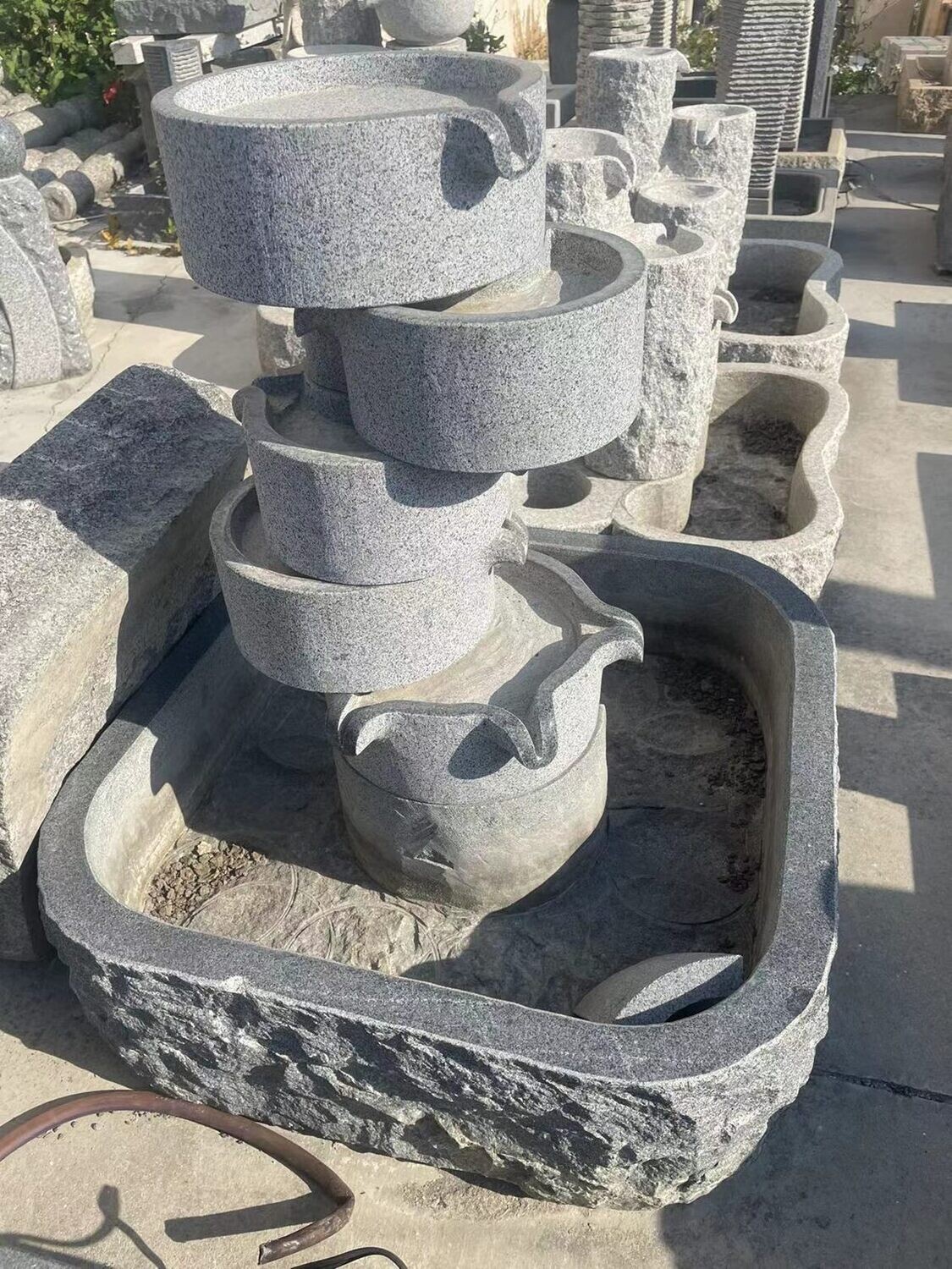 Natural Granite Water Feature - Pattern 7