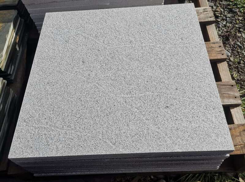 Natural Stone Tile 600x600x20 - Padang Dark Grey Granite