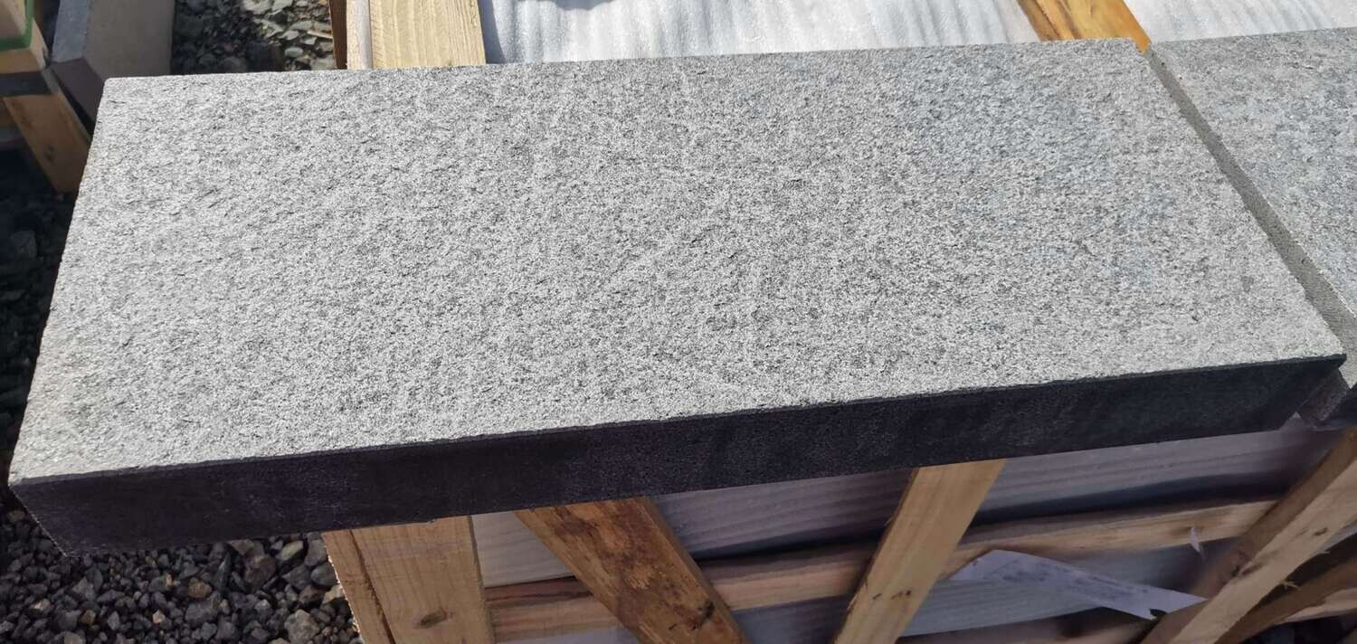 Padang Dark Grey Granite Drop Face Pool Coping- 600x250x30/70