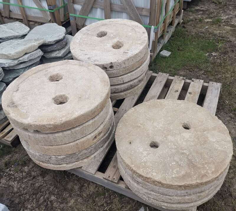 Old Millstone Plate Transformed Stepping