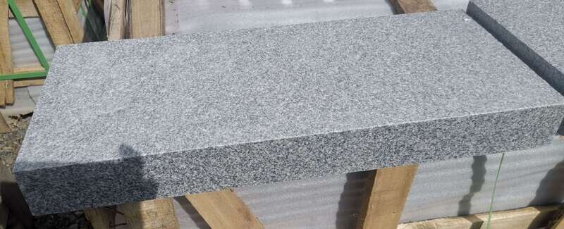 Light Grey Granite Drop Face Pool Coping- 600x250x30/70