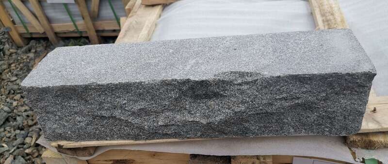 Padang Dark Grey Granite Curbstone / Mowing Strip- 430x100x100
