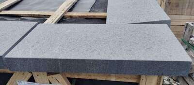 Padang Dark Grey Granite Drop Face Pool Coping- 600x300x30/60