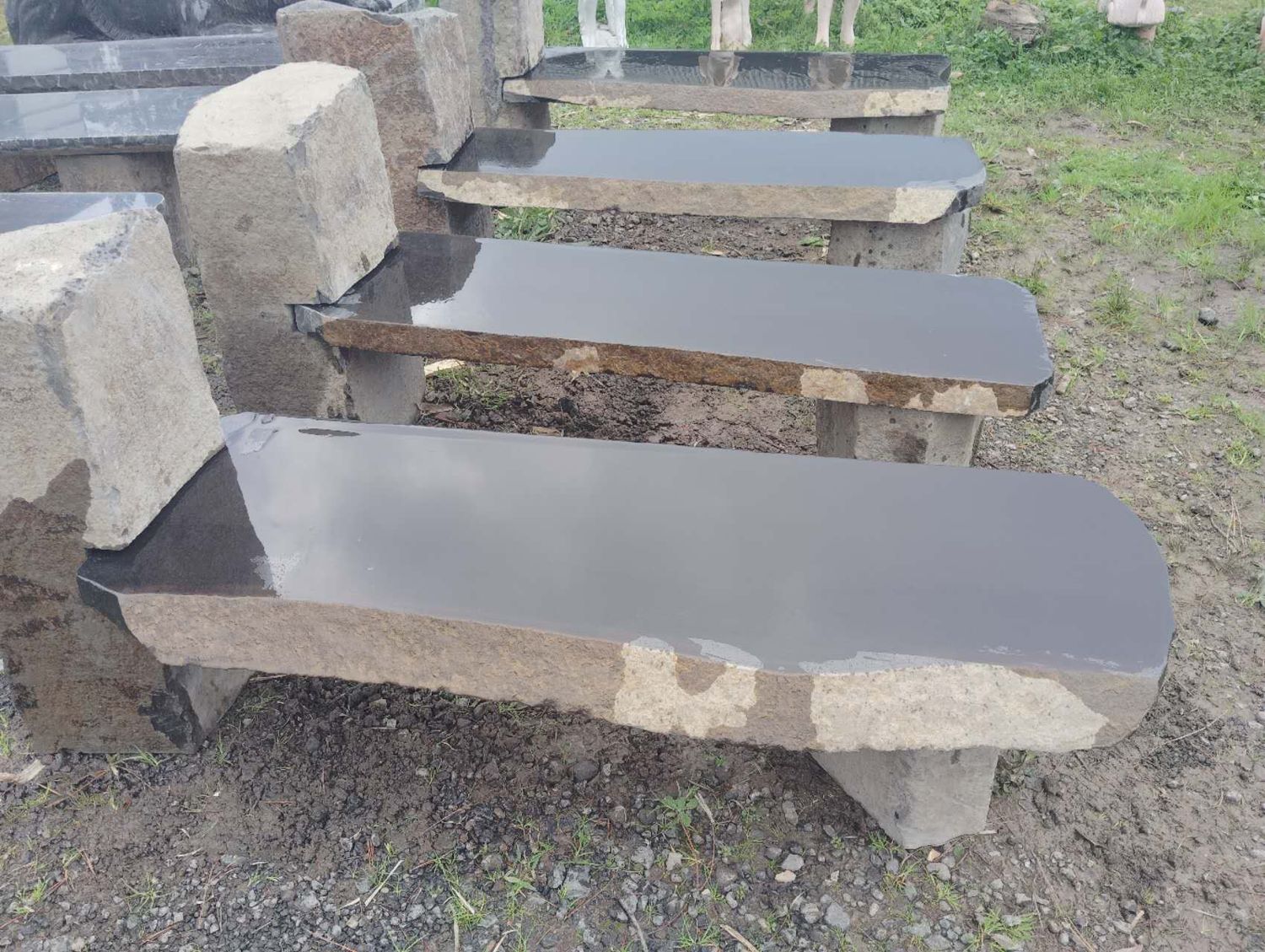 Basalt Bench Seat - 1500mm L.