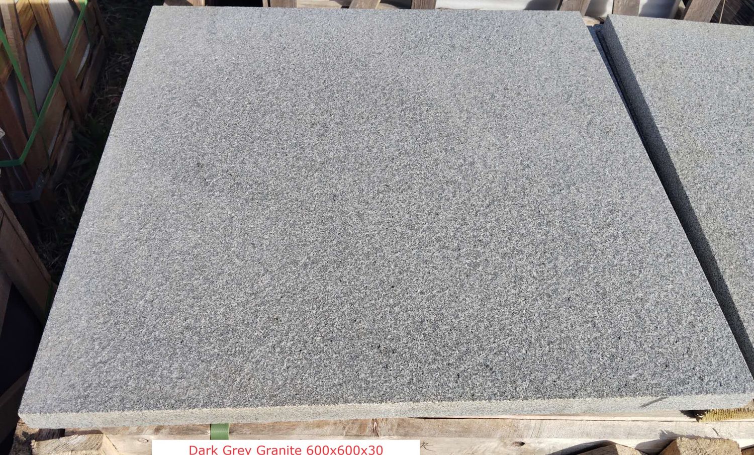 Padang Dark Grey Granite Tile - 600x600x30