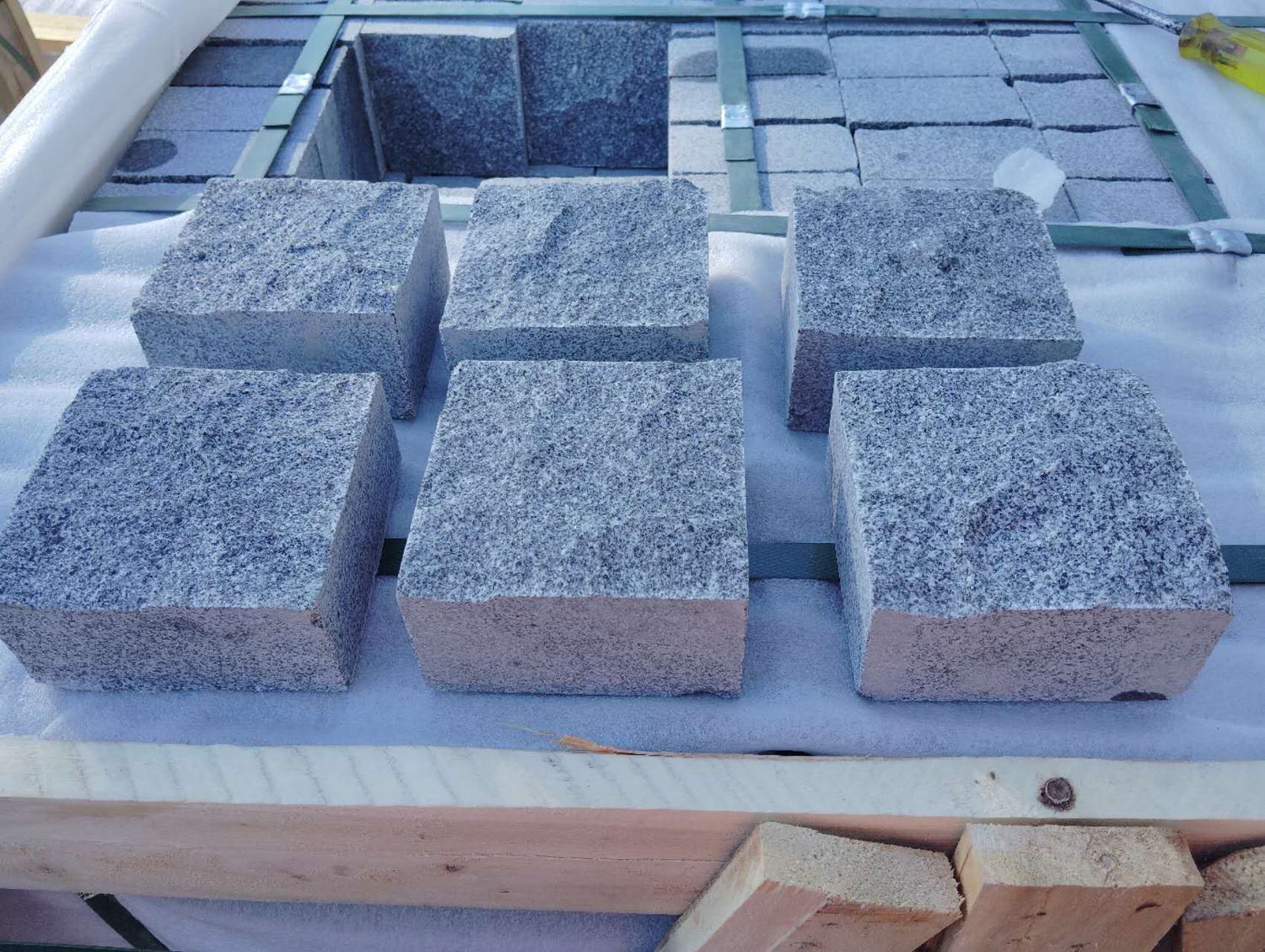 Padang Dark Grey Granite Setts 100x100x50- One Crate 1152 Pieces