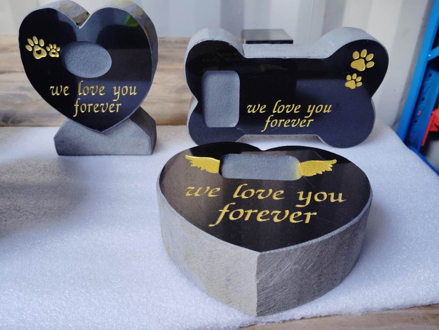 Natural Marble Pet Memorial Headstone