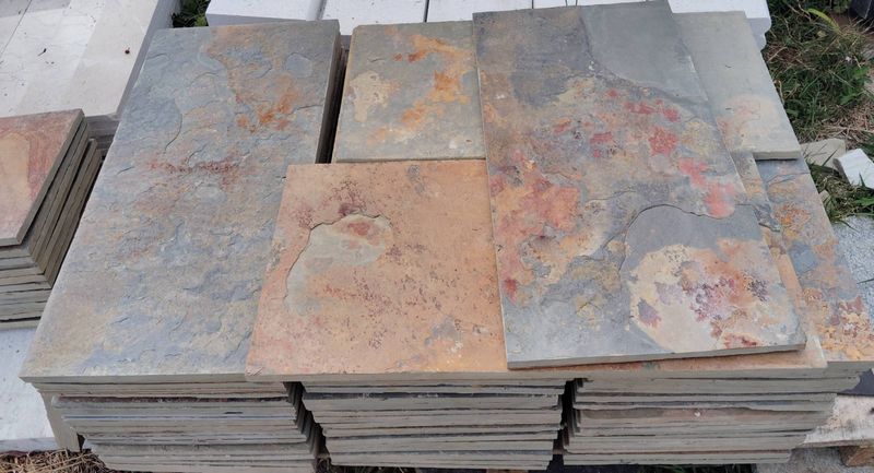 Prime Quality Peacock Slate Tile - 600x300x15